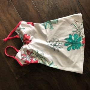 Lululemon Tank - Gently Used - floral Size 2